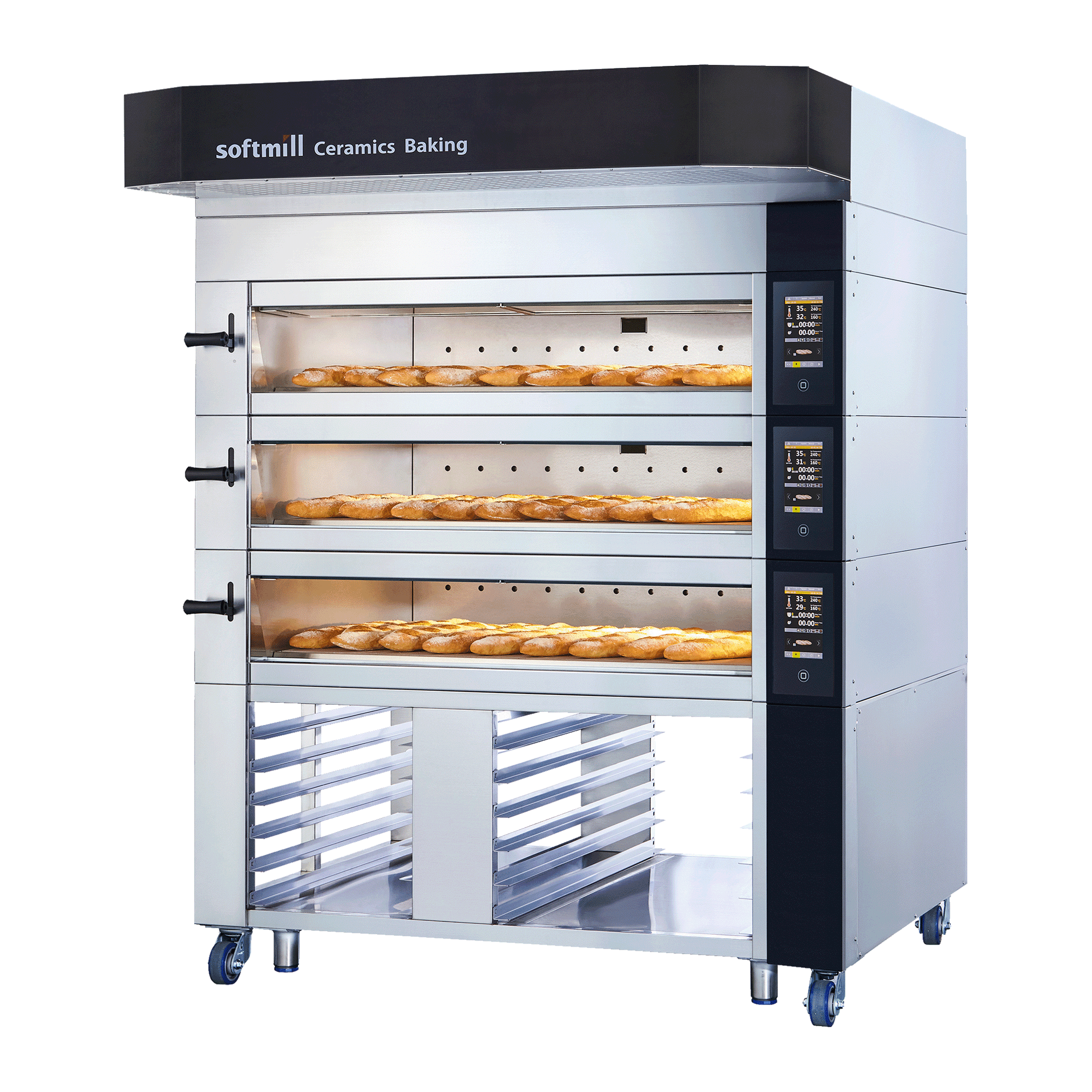 InnoBC Oven 4 trays 3 tiers size up images